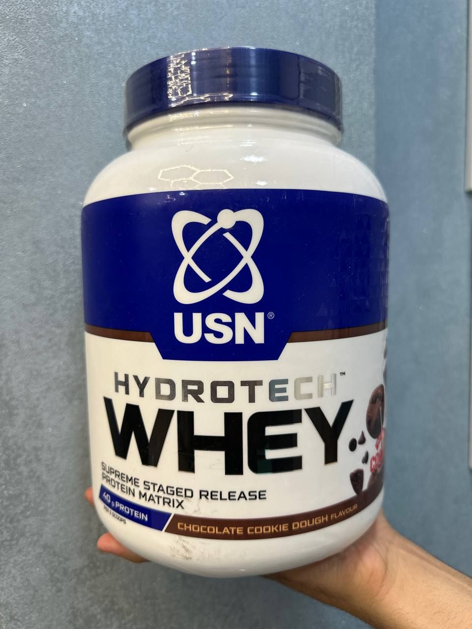 پروتئین وی یو اس ان مدل HydroTech (هیدرو تک) – مکمل پروتئین هیدرولیز شده برای عضلهسازی سریع